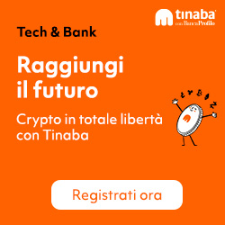 Tinaba: Acquista Crypto a partire da 25€